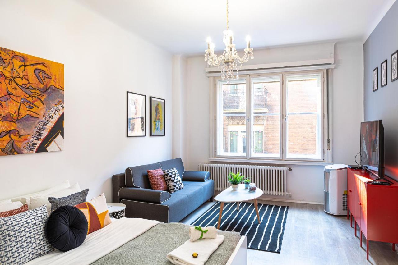 Apartment Sweet Studio With Art In The Heart Of Budapest